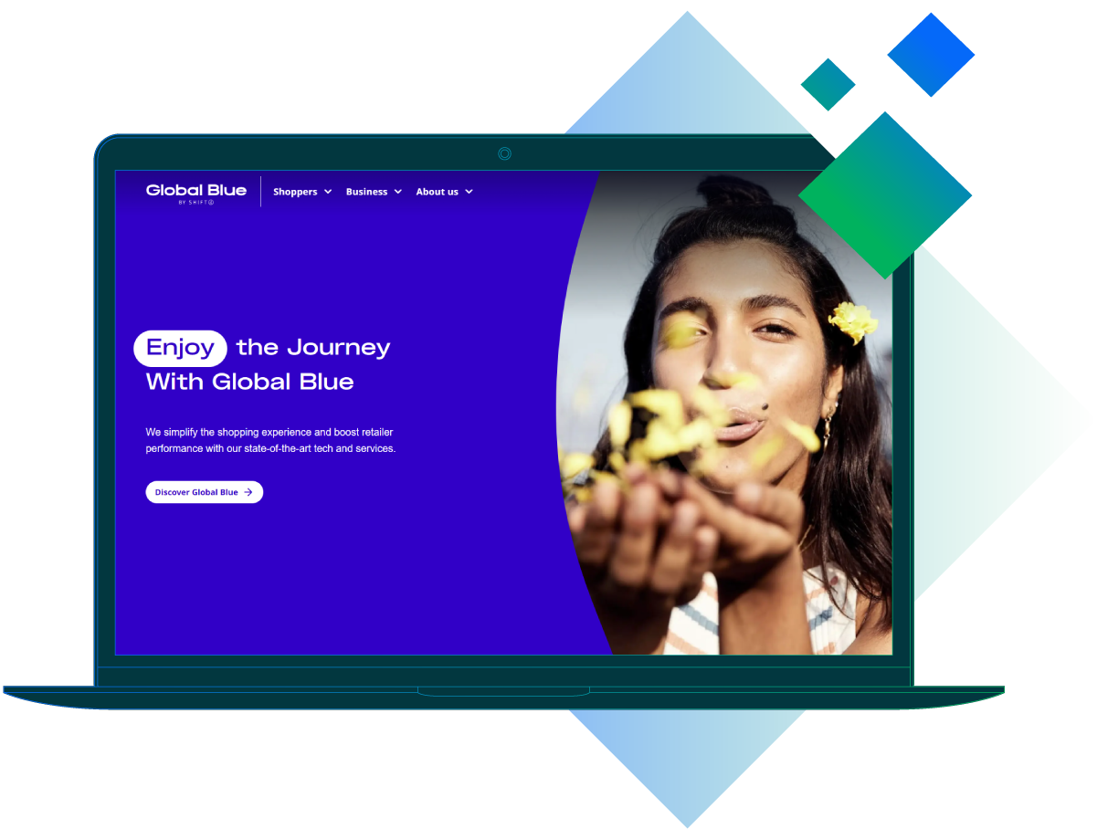 Mockup Global Blue